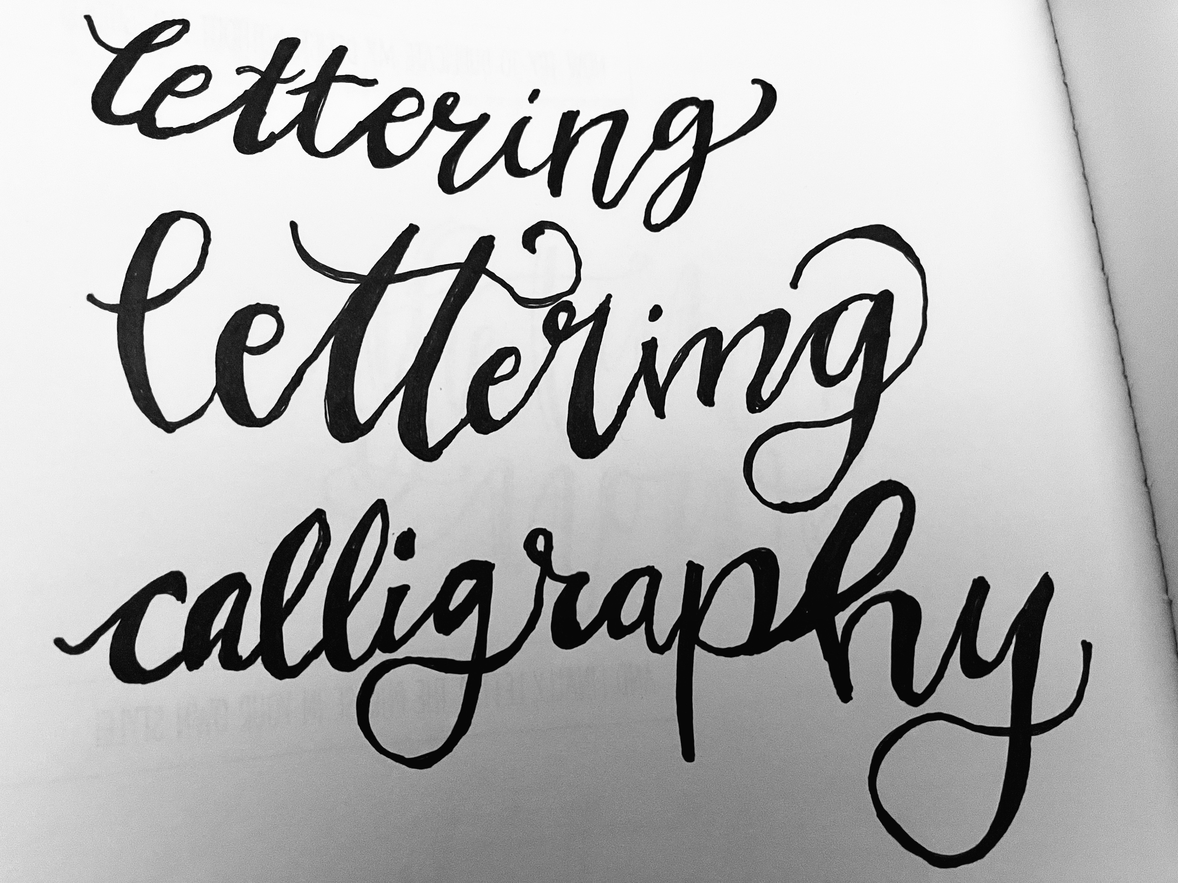 Lettering and calligraphy, what is the difference?